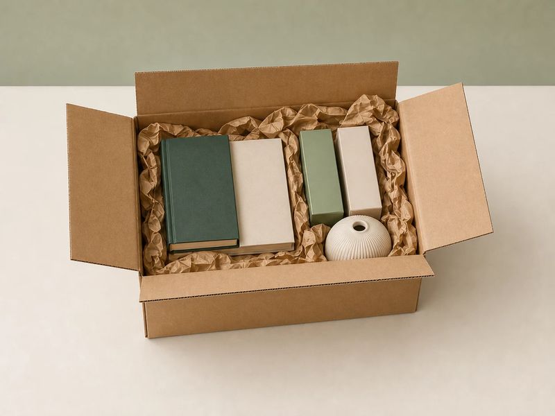 合箱前的第 3 個獨立外箱
